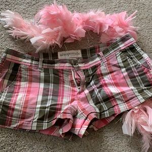 Aeropostale plaid shorts